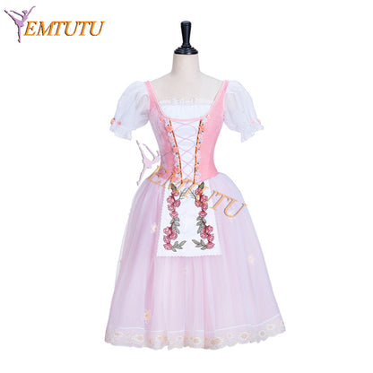 EM1287 EMTUTU Plum 5 Layer Soft Tulle La Fille Mal Gardee Professional Ballerina YAGP Competition Dresses Romantic Tutu Ballet