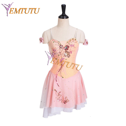 EM1340 EMTUTU Girls Fading Color Diana and Actaeon Ballet Stage Costume Ballerina Dress Tutu