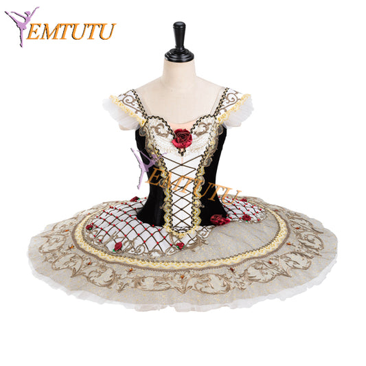 EM1343 EMTUTU Black Don Quixote Kitri Variation Classical Paquita Tutu Girls Custom Made Professional Ballet Competitions Costumes EM1343