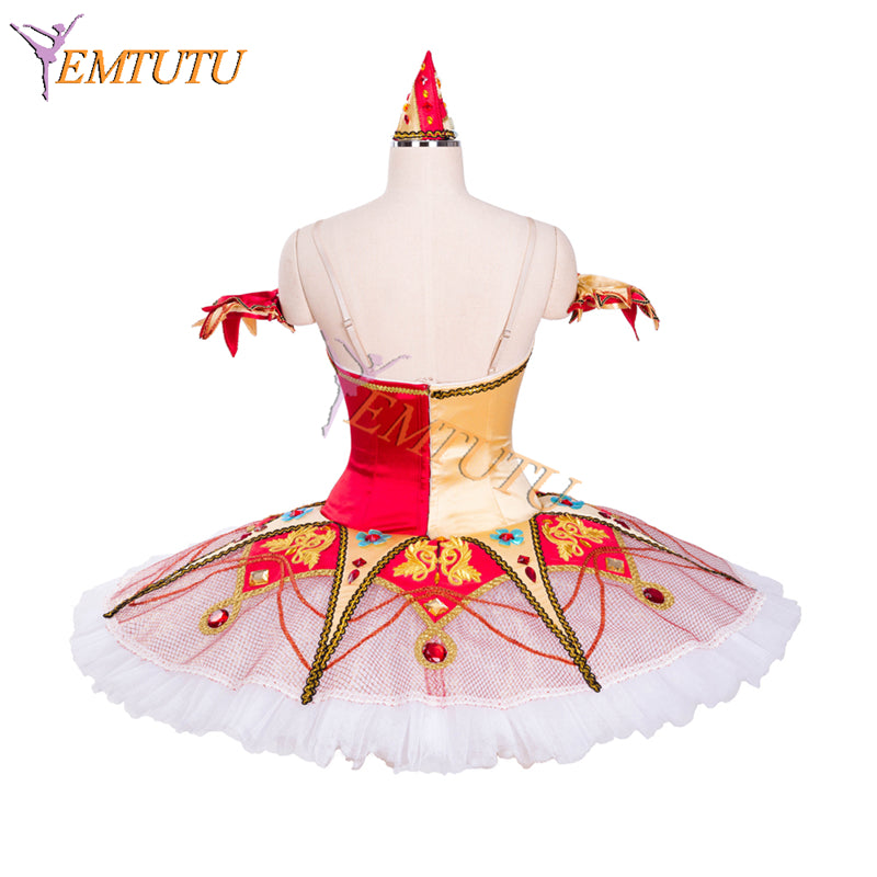 EM1320 EMTUTU Satanella Custom Classical Ballet Costume Le Diable amoureux Love and Hell Professional Pancake Tutu Competition Costume