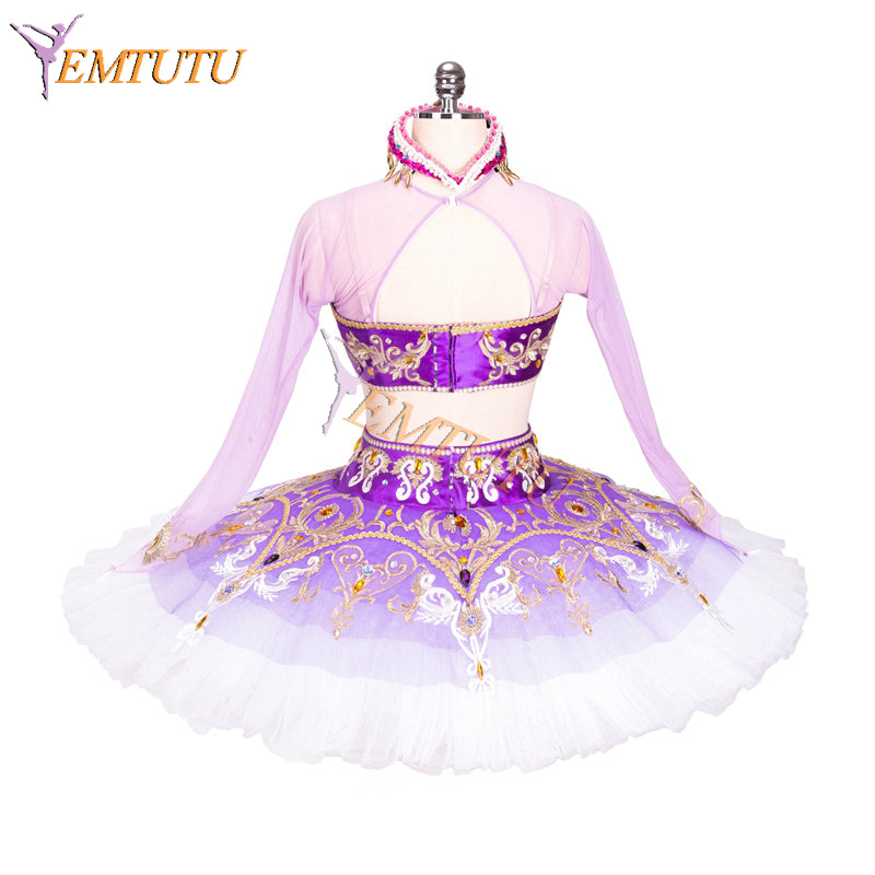 EM1324 EMTUTU Purple Arabian Style La Bayadere Professional Stage Ballet Dress Dancewear Costume Nikiya Classical Tutu