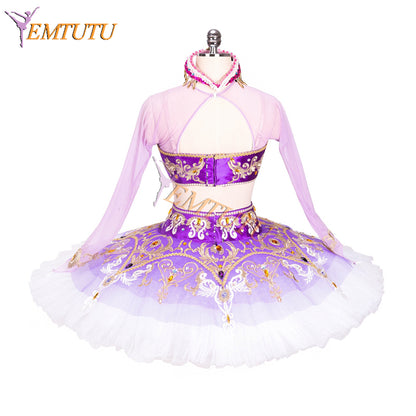 EM1324 EMTUTU Purple Arabian Style La Bayadere Professional Stage Ballet Dress Dancewear Costume Nikiya Classical Tutu