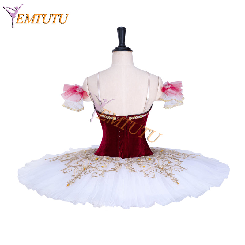 EM1354 EMTUTU White and Gold Ballet Sleeping Beauty the Fairy of Tenderness Candid Ballerina Dress Tutu Costume