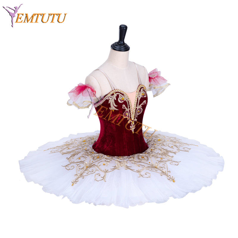 EM1354 EMTUTU White and Gold Ballet Sleeping Beauty the Fairy of Tenderness Candid Ballerina Dress Tutu Costume